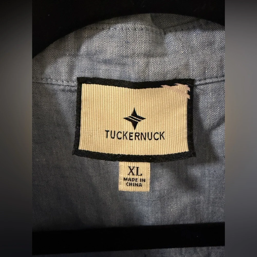 Tuckernuck Chambray Sleeveless Callahan Shirt Dress - Picture 5 of 9